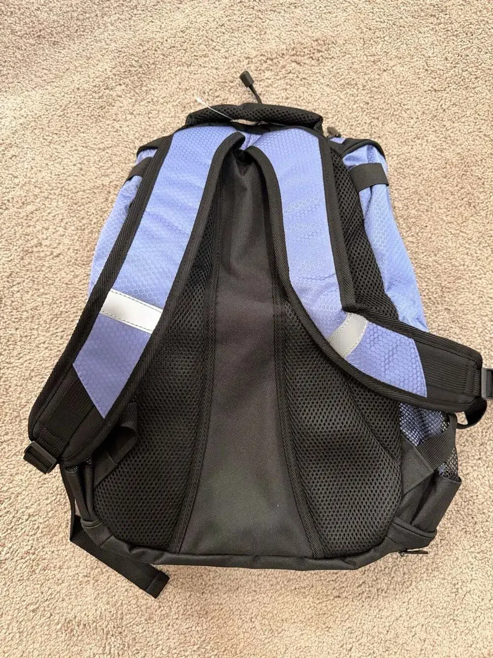 Purple Softball/Baseball Backpack Bag with Bat Holder and Shoe Compartment